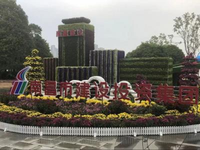 以菊为媒 以花为介 展示服务城市与发展之宗旨——市糖果派对游戏官网集团参展南昌市第三十四届菊花展