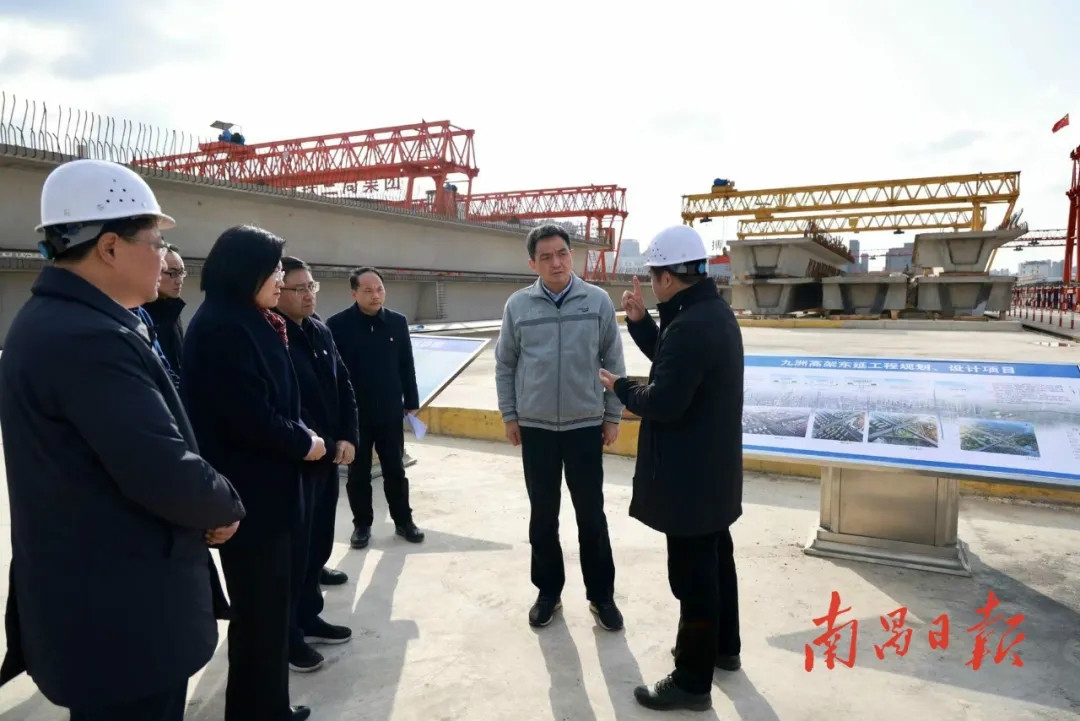 李红军调研沉大工程项目建设推动情况